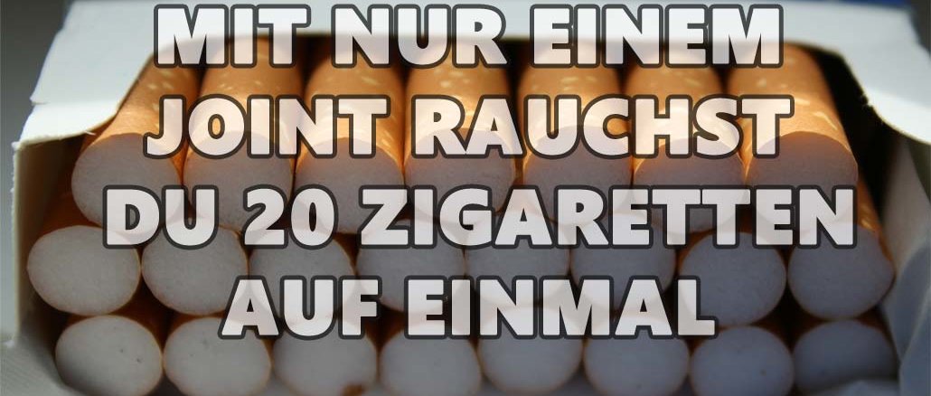 Ein Joint ist so schädlich wie 20 Zigaretten